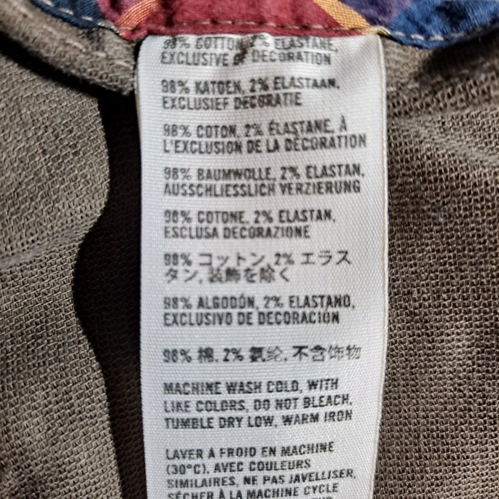 Hollister Military Green Peacoat Jacket Size Medium - Picture 9 of 13